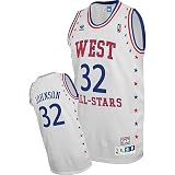 Los Angeles Lakers 1983 All Star Magic Johnson Adidas Swingman Jersey (Large)