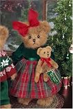 Taryn and Teddy 10 Christmas Dressed Stuffed Teddy Bear by Bearington