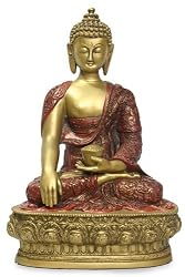 Sakyamuni Buddha (Earth touching), 12"H