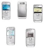 Nokia - E71 - Smartphone - Quadri-bande - Ecran 2,36 - GPS intégré - Wifi - Bluetooth - Blanc métallisé