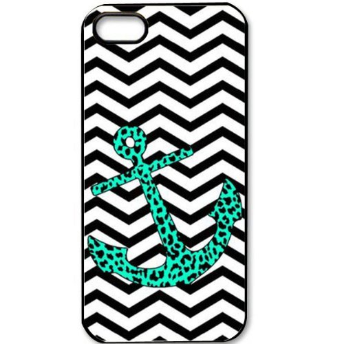 S9Q Chevron Fashion Wave Sailor Anchor Vintage Pattern Hard Back Case Cover For Apple iphone 5C Style B (style11)
