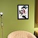 Adeco Black Wood 1.25-Inch Wide Poster/Picture Frame, 12 x 16-Inch