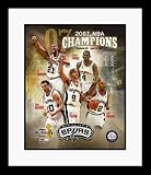 Bruce Bowen, Tim Duncan, Manu Ginobili, Michael Finley and Tony Parker San Antonio Spurs NBA 