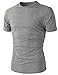 H2H Mens Casual Slim Fit Short Sleeve Crew-neck Summer T-Shirts of Various Colors