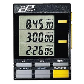 Triple-display clock/timer: Industrial &amp; Scientific