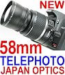 58mm 2X TELEPHOTO LENS ~INCLUDING LENS BAG~ for Canon Rebel T1I XT XS XSi XTi + MORE! 58 MM
