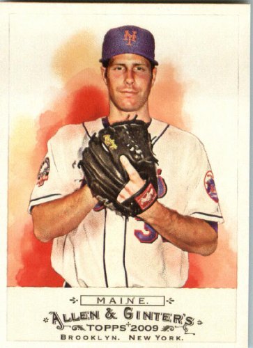 2009 Topps Allen and Ginter Mini #254 John Maine - New York Mets (Baseball Cards)