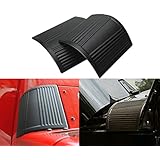Sunluway&reg; 2015 Latest Durable Black Cowl Body Armor - Pair For Jeep Wrangler Rubicon Sahara Jk & Unlimited 2007-2015