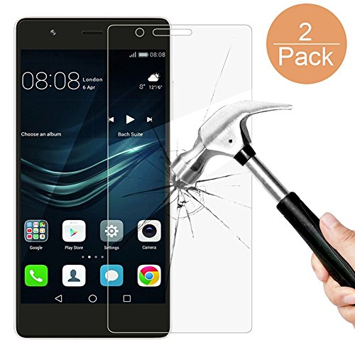 Sony Xperia X screen protector, [2 Pack] Suensan Tempered Glass 9h Hardness Invisible Protection Perfect Fit for Sony X (x ultra clear)