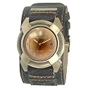 Kahuna 252-5413G Gents Watch with Brown Cuff Strap and Burnt Orange Dial