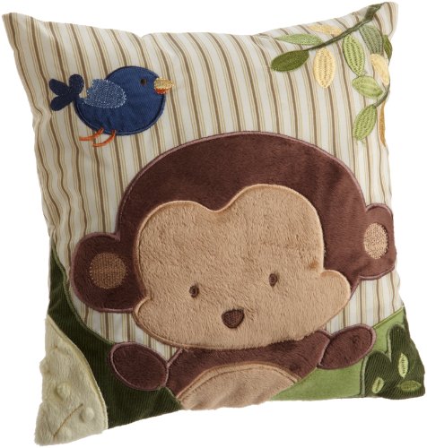 Kids Line Jungle 123 Throw Pillow - Brown product image