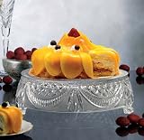 Godinger Swag Crystal Cake Plateau