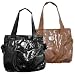 Je Veux Croc Print Large Shopper Handbag