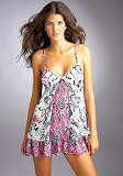 Betsey Johnson Intimates Fabulotus Babydoll with Matching Thong Sleepwear