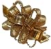 New Gold Metallic Loop Hairbow ~ Christmas Holiday Stocking Stuffer