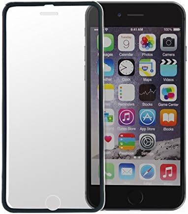 Inobel iPhone 6 Plus Screen Protector, Full Front Metal Frame &amp; Built-in Tempered Glass Latest Design No Gap No Joint More Integrated into iPhone 6 Plus (Black)