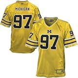 Michigan Wolverines #97 Gold Youth Prime Time Football Jersey