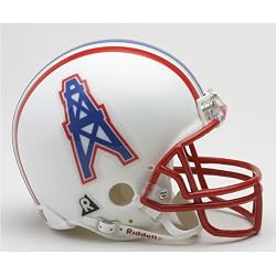 Houston Texans Miniature Replica NFL Throwback Helmet w/Z2B Mask