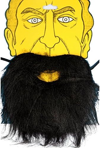 Halloween Masquerade Fake Beard Black