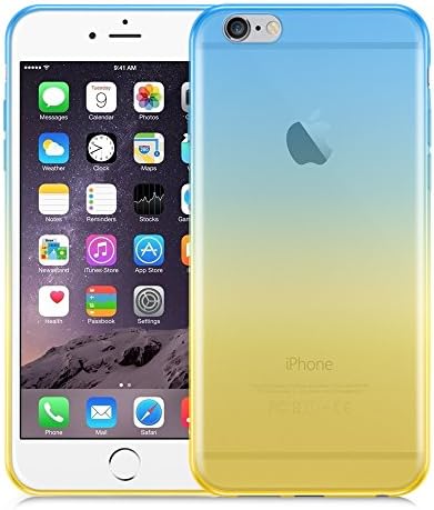 iPhone 6 Case - Transparent Case for 6S,Gradient Color Mirror Ultrathin Soft TPU Cover with Anti-Scratching Craft,6S Case,iPhone 6S Case with 100% Guarantee.