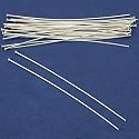 Sterling Silver Head Pins 24 Ga. 2 Inches (20)