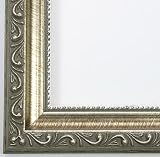 Scrolled Silver Picture Frame-Solid Wood_New, 8x8