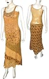 Skirt Top Set Georgette Embroidery Womens Casual Sundresses Size P