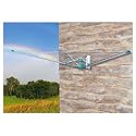 NEW WALL MOUNTED CLOTHES LAUNDRY AIRER DRIER. INDOOR OR OUTDOOR USE. FOLDS AWAY.