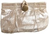 Helena de Natalio Dulce Clutch,Champagne,one size
