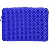 Laptop Sleeve, EveCase 13.3'' ~ 14'' Laptop/ Chromebook/ Ultrabook Notebook PC Diamond Foam Splash & Shock Resistant Neoprene Sleeve Case Travel Bag, Blue