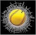 Softball - Wild Clings Shatter Softball 3-D Decal Gift