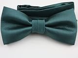 TopTieâ¢ Classic Solid Color Hunter Green Bowtie With Gift Box
