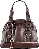 Fossil Domed Satchel - Casey (Color: Brown)