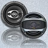 Pulsar Electronics PE65.4 6.5 Car Speakers Coaxial 4 Way