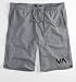 Short Shorts | Bermuda Shorts | Men's Athletic Shorts | Athletic Shorts | Fleece Shorts - Rvca Va Sport Fleece Short - Gray X Lrg