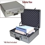 Nintendo Wii Hardshell Aluminum Protective Storage Case with Locks