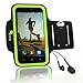 Revere Sport Phone Arm Band Case for iPhone 6S, 6, 5 and Samsung Galaxy S7, S6, S5 - Yellow