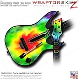 Tie Dye Skin fits Band Hero, Guitar Hero 5 & World Tour Guitars for XBOX 360 & PS3 (GUITAR NOT INCLU