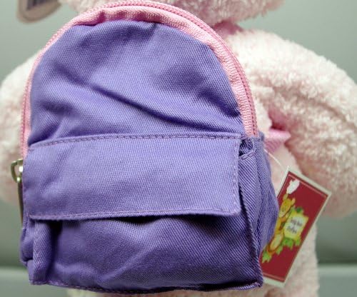 Purple & Pink Backpack Teddy Bear Clothes Accessories