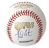 Upper Deck Garrett Atkins Autographed World Series Baseball (UDA)