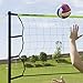 Park & Sun Sports Portable Outdoor Volleyball Net System: Tournament 179, Orange