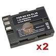2 PACK Nikon EN-EL3 Replacement Battery for Nikon D80 / D90 / D700 / D300S Digital SLR Camera