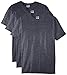Jerzees Men's Black Heather Adult Short Sleeve Tee 3 Pack