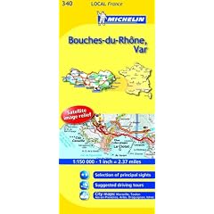 Bouches-du-Rhone, Var (Michelin Local Maps)