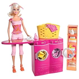 MATTEL Barbie - poup�e et mobilier - laverie