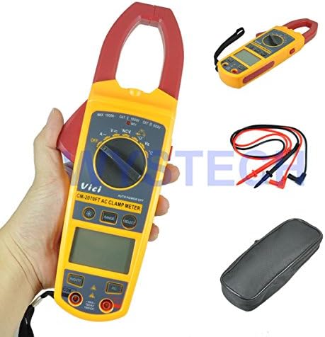 Wiysond CM2070FT 4000 Diode NCV Digital AC / DC Clamp Meter Multimeter Tester DCV ACV ACA R with BACKLIGHT