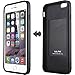 ULAK iPhone 6 Plus Case, Impact Resistant iPhone 6S Plus Case Anti-Scratch Protective Shell Shockproof TPU Bumper Cover Card Slot Holder for iPhone 6/6S Plus 5.5 inch-Black