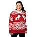 Pooping Moose Ugly Christmas Sweater- FunQi, Red