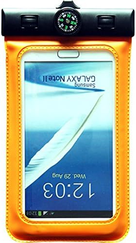 My miumiu General waterproof phone cases with lanyard / arm band, applicable for apple iphone6/6s/6plus 5, 5S 4, Samsung Galaxy, S6, S5, S4 (Orange)