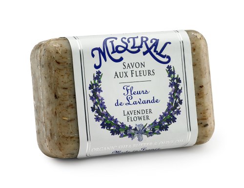 Mistral Shea Butter Soap, Lavender Flower, 7-Ounce Bar